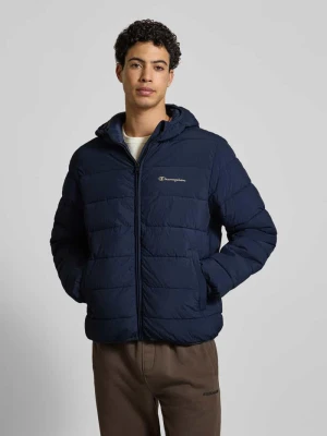 Kurtka pikowana z logo i wpuszczanymi kieszeniami Champion