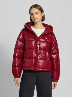Kurtka pikowana z logo model ‘SHINE PUFFER JACKET’ Calvin Klein Jeans