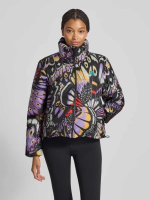 Kurtka pikowana z nadrukiem z logo i zamkiem błyskawicznym adidas Sportswear