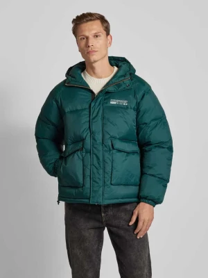 Kurtka pikowana z nadrukiem z logo model ‘ZUMO’ WOODBIRD