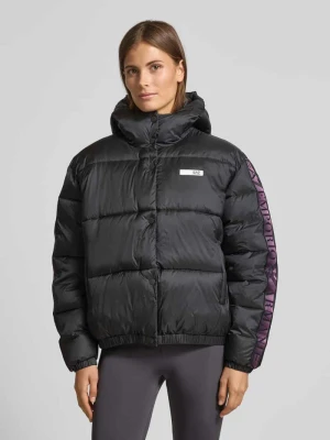 Kurtka pikowana z naszywką z logo EA7 Emporio Armani