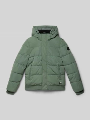 Kurtka pikowana z naszywką z logo model ‘HASWAR’ CARS JEANS