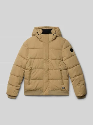 Kurtka pikowana z naszywką z logo model ‘HASWAR’ CARS JEANS