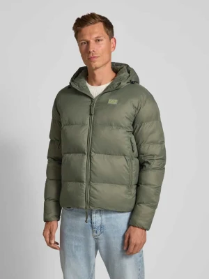 Kurtka pikowana z naszywką z logo model ‘MOUNTAIN’ EA7 Emporio Armani