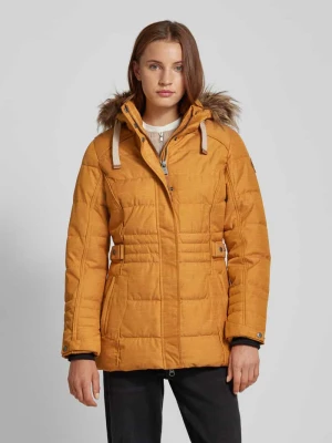 Kurtka pikowana z obszyciem ze sztucznego futra model ‘Oivia’ G.I.G.A. DX