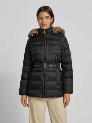 Kurtka pikowana z obszyciem ze sztucznego futra model ‘Trimmed’ MICHAEL Michael Kors