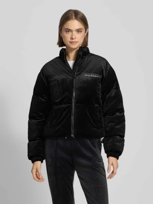 Kurtka pikowana z ozdobą z dżetów model „MARGO” Juicy Couture
