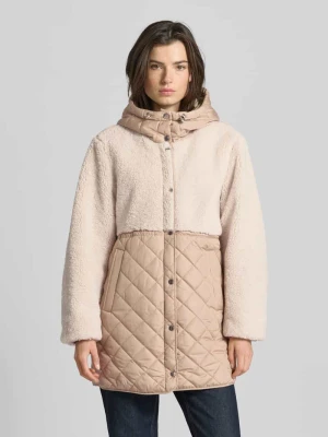 Kurtka pikowana z polarem i wpuszczanymi rękawami WHITE LABEL