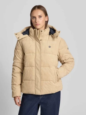 Kurtka pikowana z sztruksu z zamkiem błyskawicznym dwustronnym Superdry Beżowy
