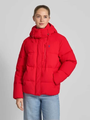 Kurtka pikowana z wyhaftowanym logo i kieszenią na piersi Polo Ralph Lauren