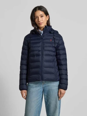 Kurtka pikowana z wyhaftowanym logo Polo Ralph Lauren