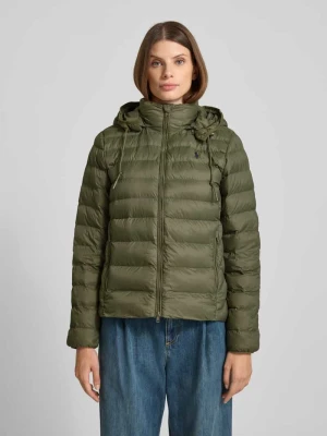 Kurtka pikowana z wyhaftowanym logo Polo Ralph Lauren