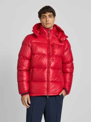 Kurtka pikowana z wyhaftowanym logo Polo Ralph Lauren