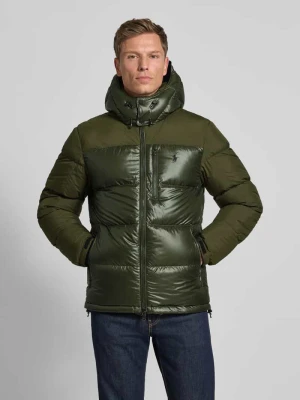Kurtka pikowana z wyhaftowanym logo Polo Ralph Lauren