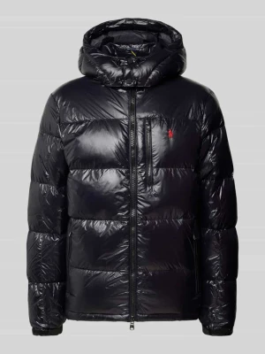 Kurtka pikowana z wyhaftowanym logo Polo Ralph Lauren