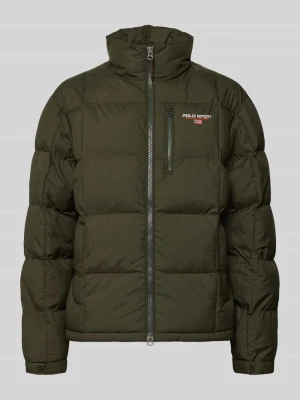 Kurtka pikowana z wyhaftowanym logo Polo Ralph Lauren