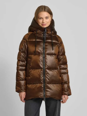 Kurtka pikowana z zamkiem błyskawicznym dwustronnym model ‘CARA’ khujo