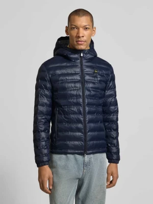 Kurtka pikowana z zamkiem błyskawicznym dwustronnym Model 'Charles' Blauer USA