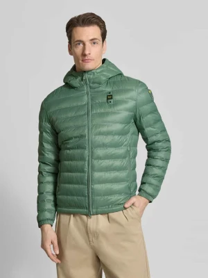 Kurtka pikowana z zamkiem błyskawicznym dwustronnym Model 'Charles' Blauer USA