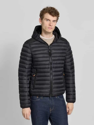Kurtka pikowana z zamkiem błyskawicznym dwustronnym model ‘JELEP’ SAVE THE DUCK
