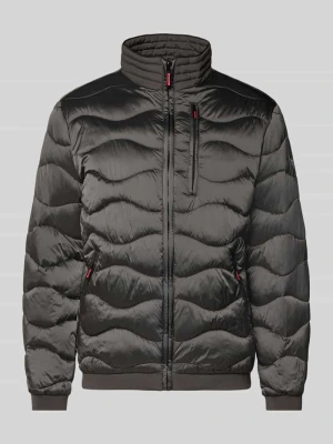 Kurtka pikowana z zamkiem błyskawicznym Guess