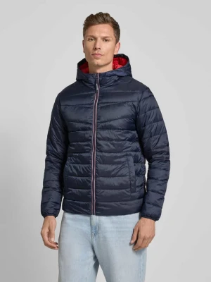 Kurtka pikowana z zamkiem błyskawicznym jack & jones