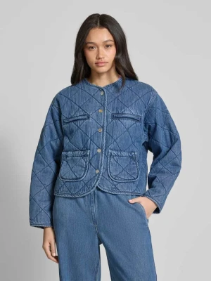 Kurtka pikowana z zapięciem na zatrzaski model ‘Margo’ EDITED