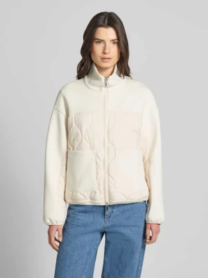 Kurtka pikowana zapinana na dwustronny zamek błyskawiczny WHITE LABEL