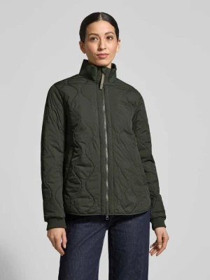 Kurtka pikowana ze stójką camel active