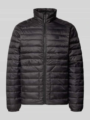 Kurtka pikowana ze stójką i kieszeniami zapinanymi na zamek błyskawiczny jack & jones