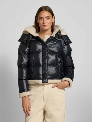 Kurtka pikowana ze stójką i patkami model ‘NESSIE2’ khujo