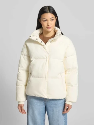 Kurtka pikowana ze stójką i zamkiem błyskawicznym model ‘Gillan’ mustang