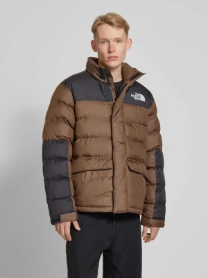 Kurtka pikowana ze stójką model ‘LIMBARA’ The North Face Ciemnobrązowy