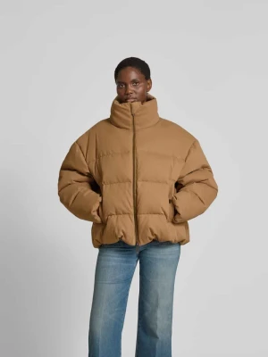 Kurtka pikowana ze stójką z podszewką Dsquared2 Camel