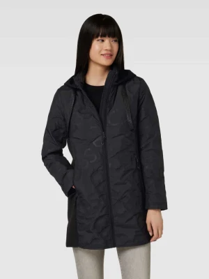 Kurtka pikowana ze wstawką ze scuby i kapturem Christian Berg Woman Selection