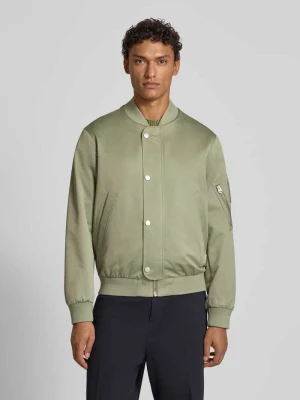 Kurtka pilotka o kroju regular fit z dodatkiem bawełny – Marc O'Polo × DFB Travel Collection