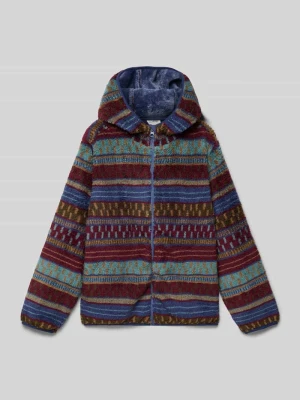 Kurtka polarowa o kroju regular fit z kapturem s.Oliver RED LABEL