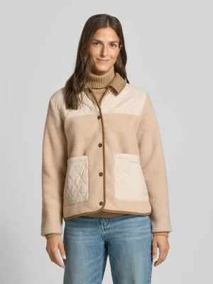 Kurtka polarowa o kroju regular fit z obszyciem z futerka model ‘LAUREL’ Barbour