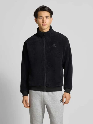Kurtka polarowa o kroju regular fit z wyhaftowanym logo adidas Sportswear