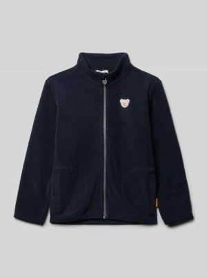 Kurtka polarowa o kroju regular fit z wyhaftowanym logo Steiff