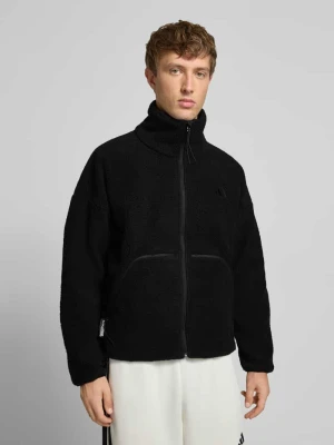 Kurtka polarowa ze stójką i wyhaftowanym logo adidas Sportswear