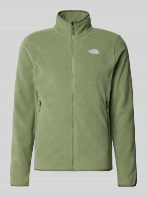 Kurtka polarowa ze stójką i wyhaftowanym logo The North Face