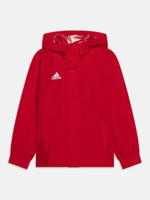 Kurtka przeciwdeszczowa Adidas czerwony