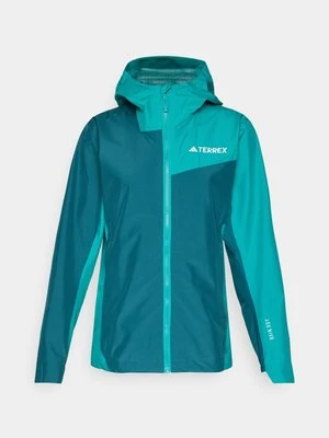 Kurtka przeciwdeszczowa Adidas Terrex petrol