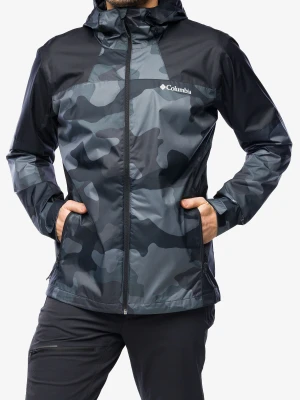 Kurtka przeciwdeszczowa Columbia Inner Limits III Jacket - black mod camo print/black