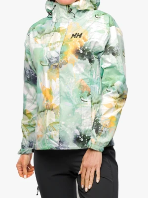 Kurtka przeciwdeszczowa damska Helly Hansen Loke Print Jacket - jade esra