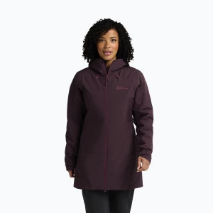 Kurtka przeciwdeszczowa damska Jack Wolfskin Heidelstein Ins amaranth