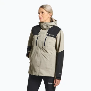 Zdjęcie produktu Kurtka przeciwdeszczowa damska Jack Wolfskin Jasper 2L stone