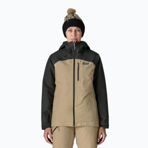 Kurtka przeciwdeszczowa damska Patagonia Insulated Powder Town oar tan
