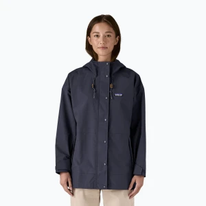 Kurtka przeciwdeszczowa damska Patagonia Outdoor Everyday Rain sunken blue Granatowy